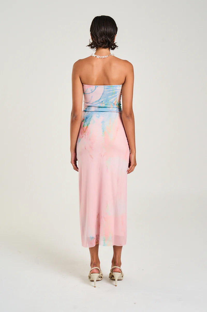 Strapless Mesh Dress - Medusa Phase MPH