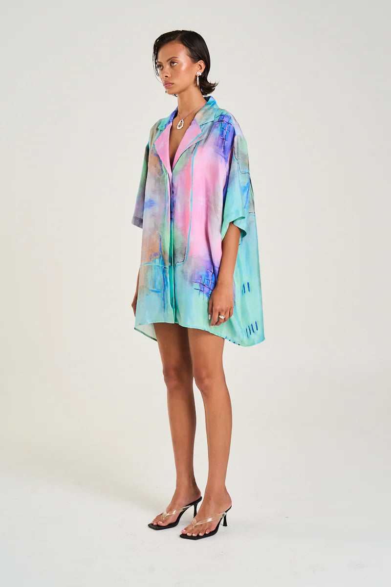 Luka Shirt Dress - H20