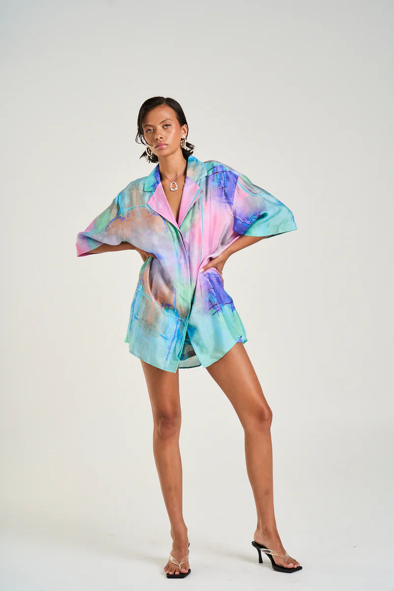 Luka Shirt Dress - H20