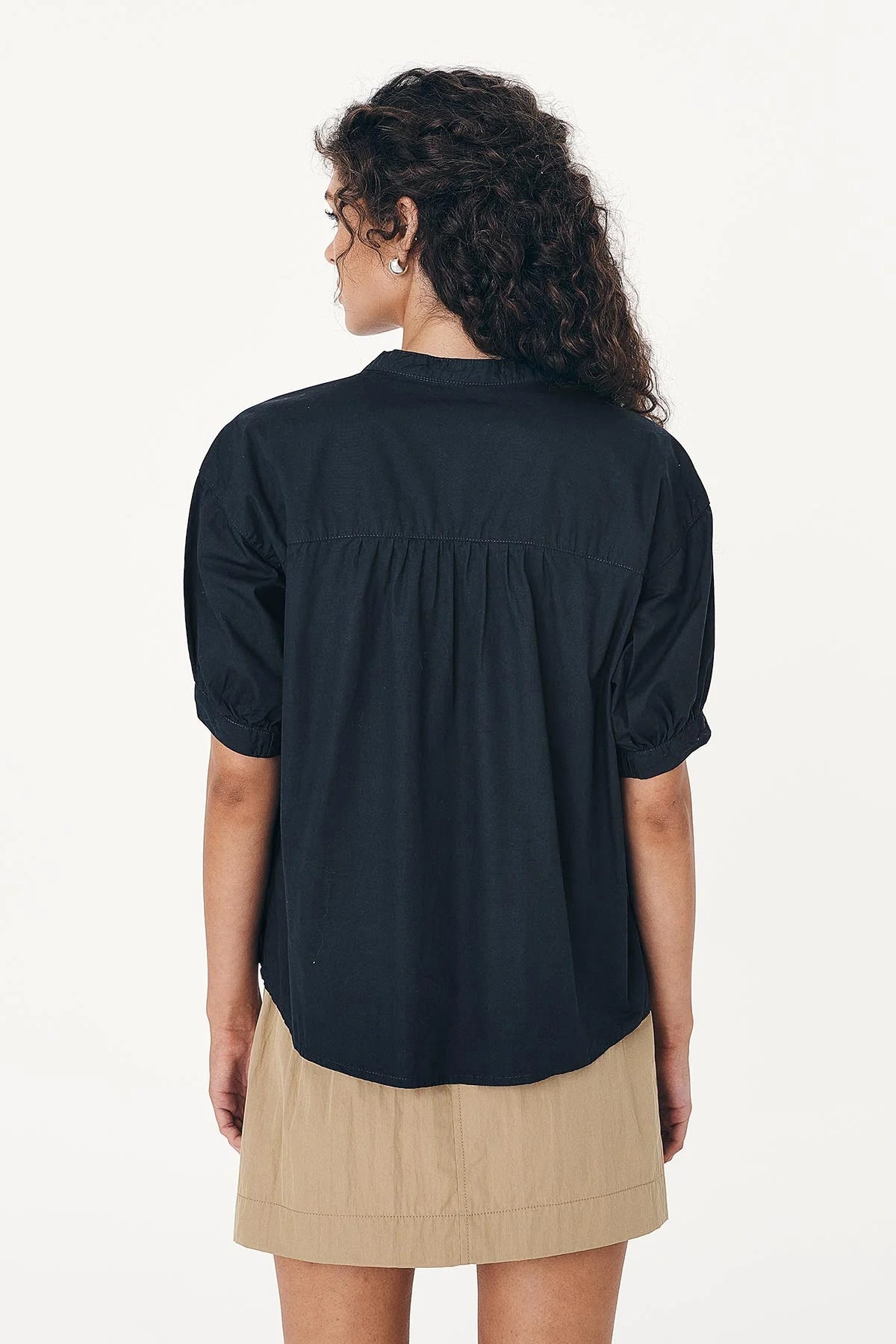 Cora Spring Blouse - Ink Cotton