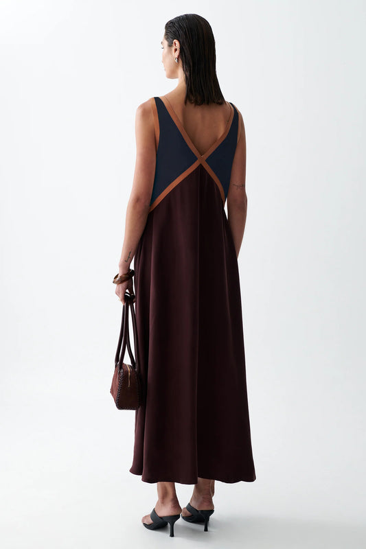 The Naomi Dress - Garnet