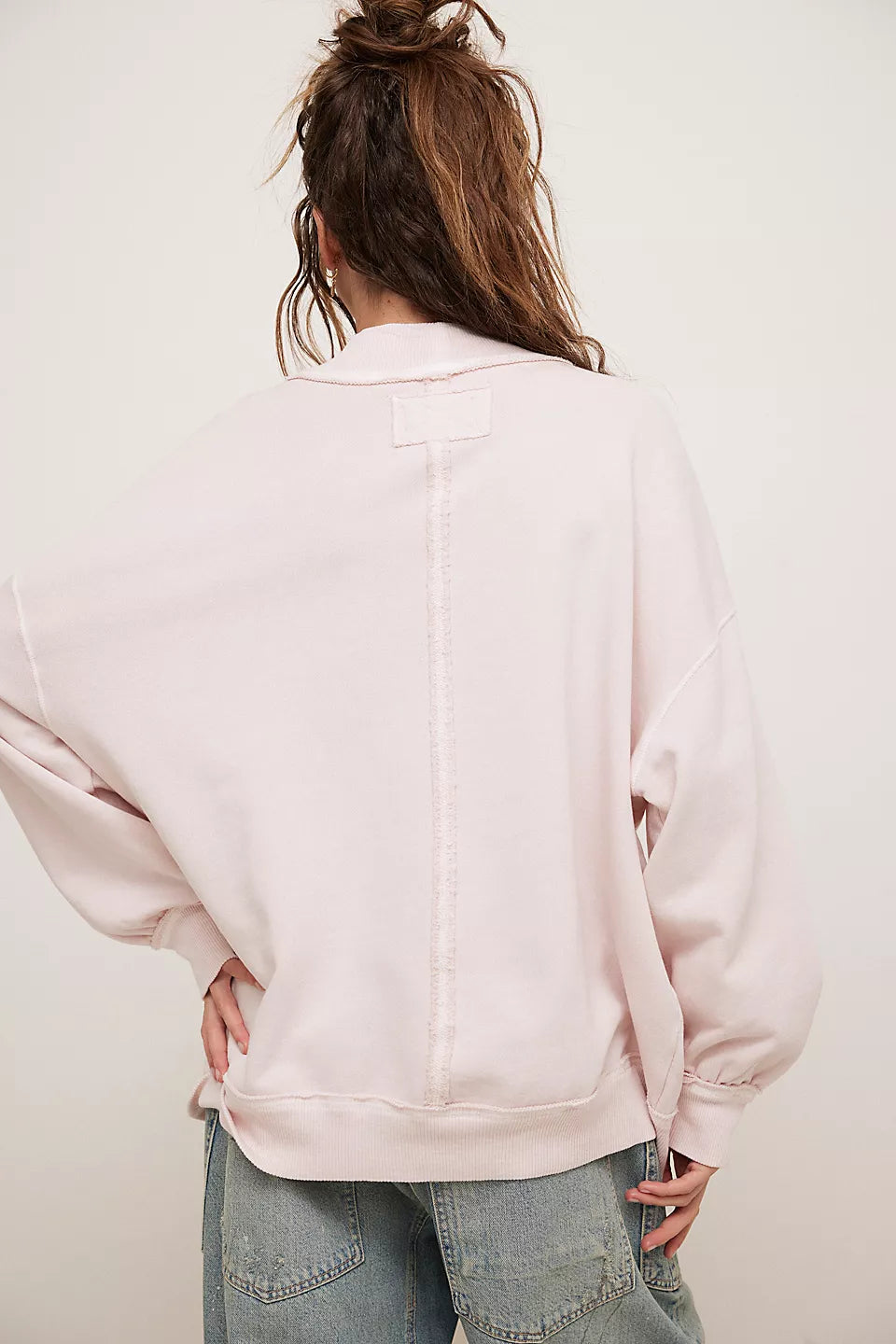 Palm Springs Pullover - Mauve Chalk