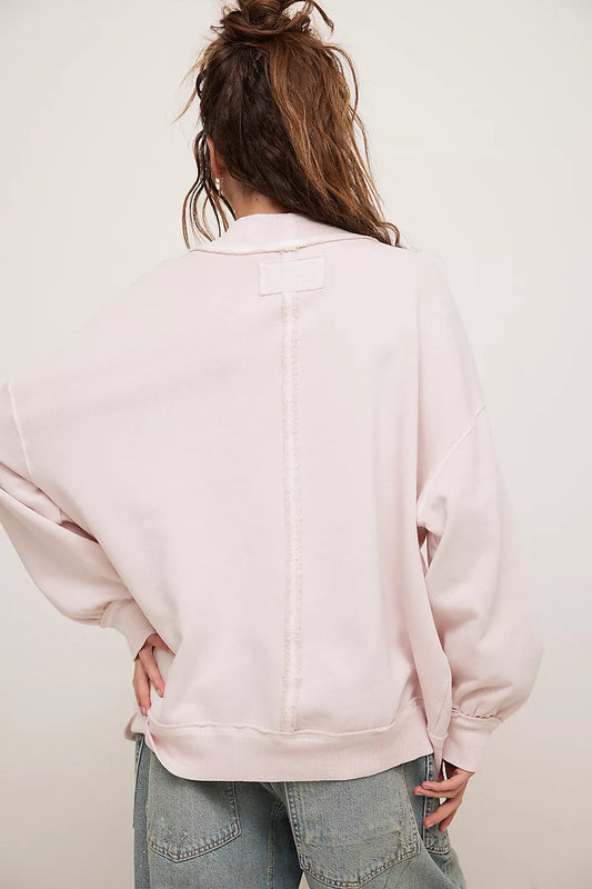 Palm Springs Pullover - Mauve Chalk