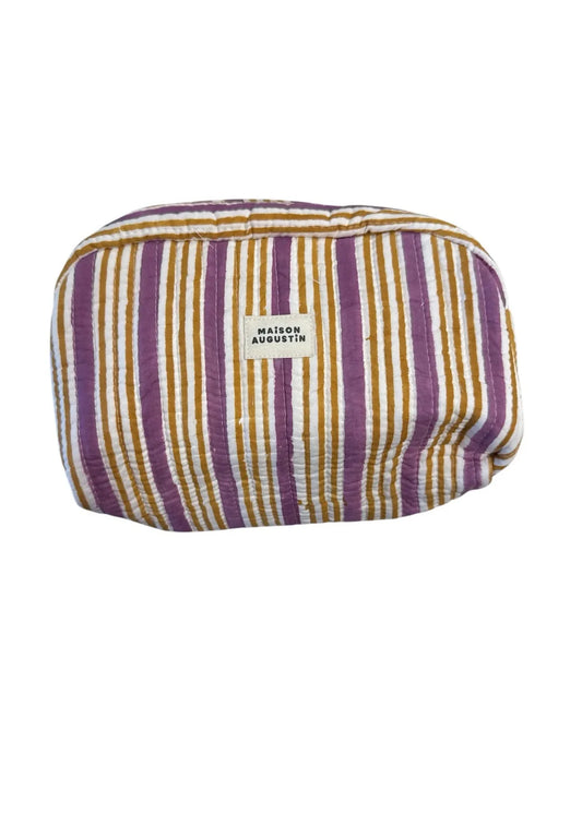 Makeup Bag Stripe Soleil