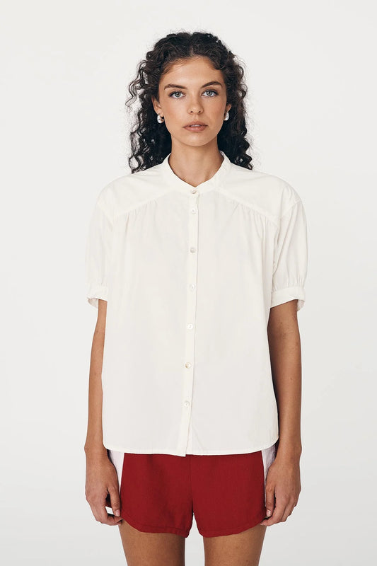 CORA SPRING BLOUSE - VANILLA