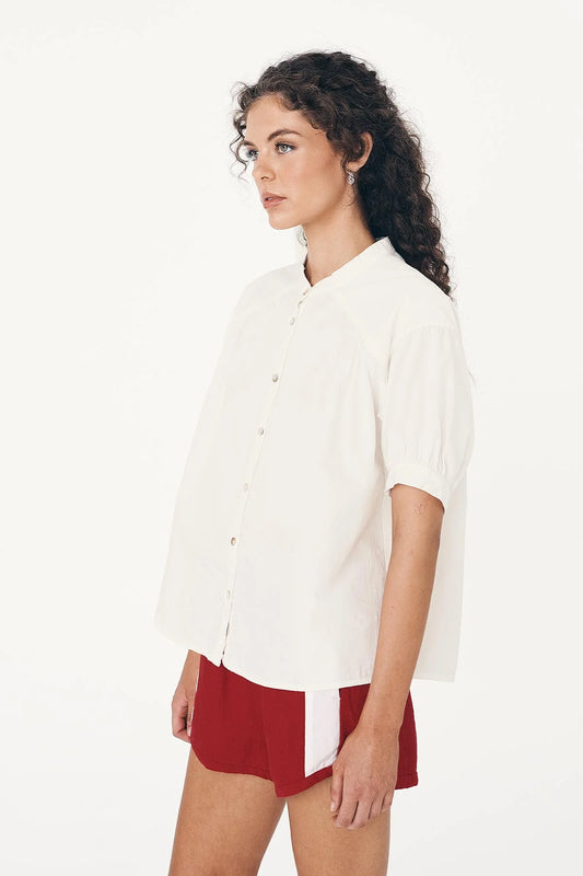 CORA SPRING BLOUSE - VANILLA