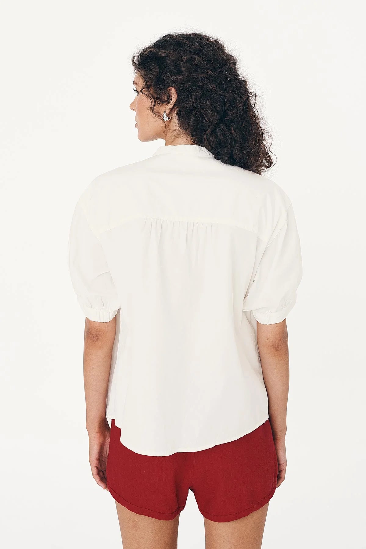 CORA SPRING BLOUSE - VANILLA