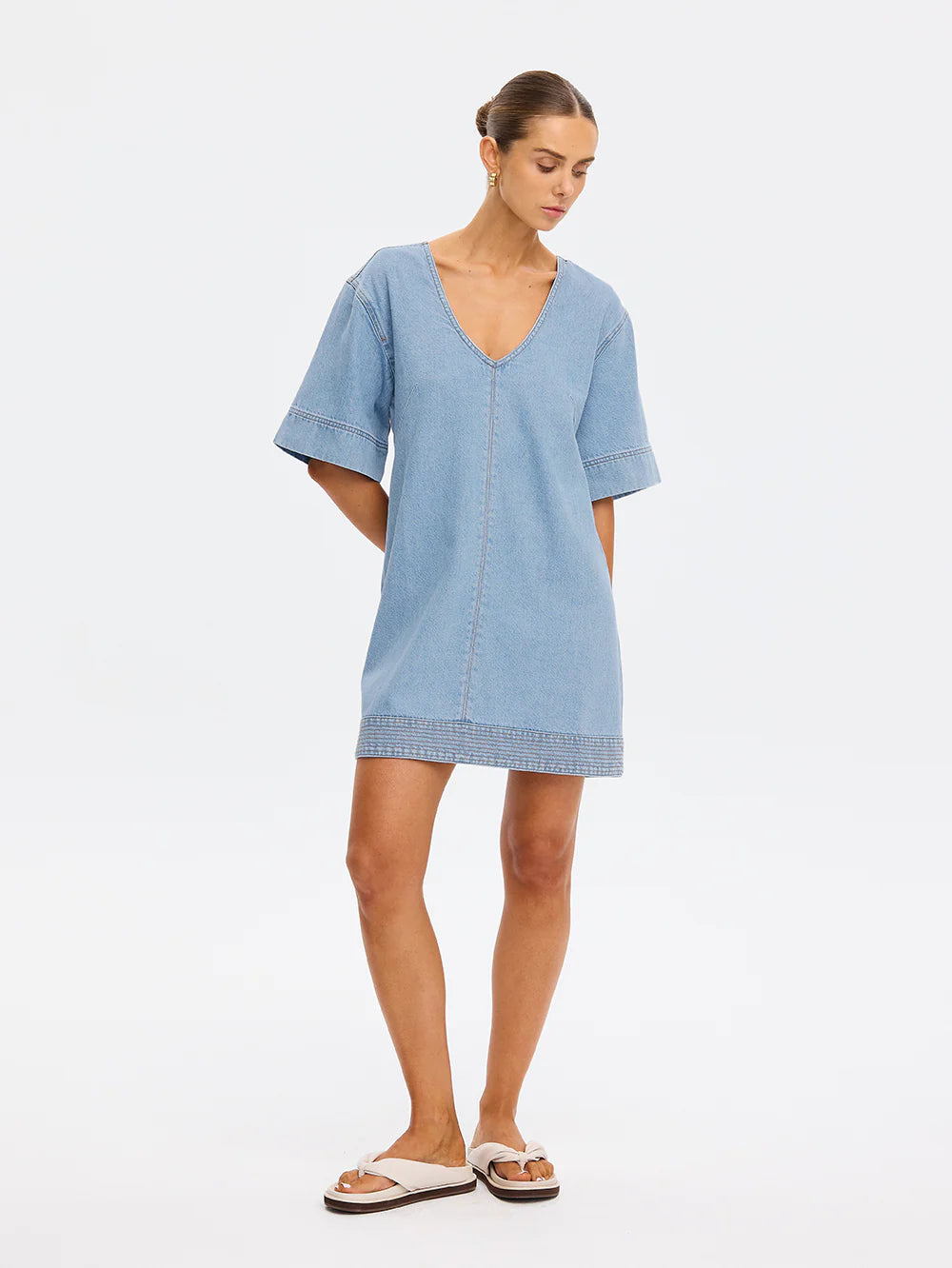 Emilie Denim Mini Dress