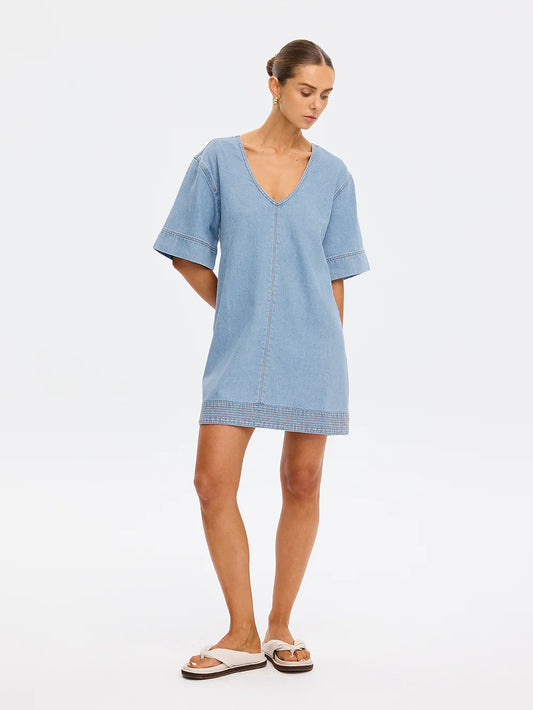 Emilie Denim Mini Dress
