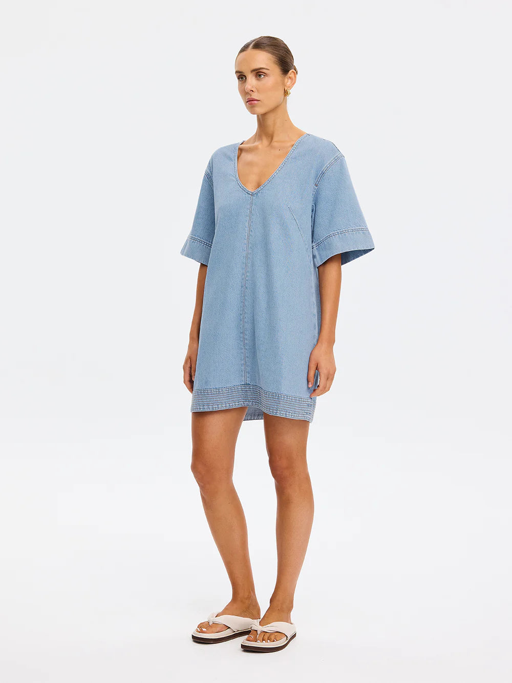 Emilie Denim Mini Dress