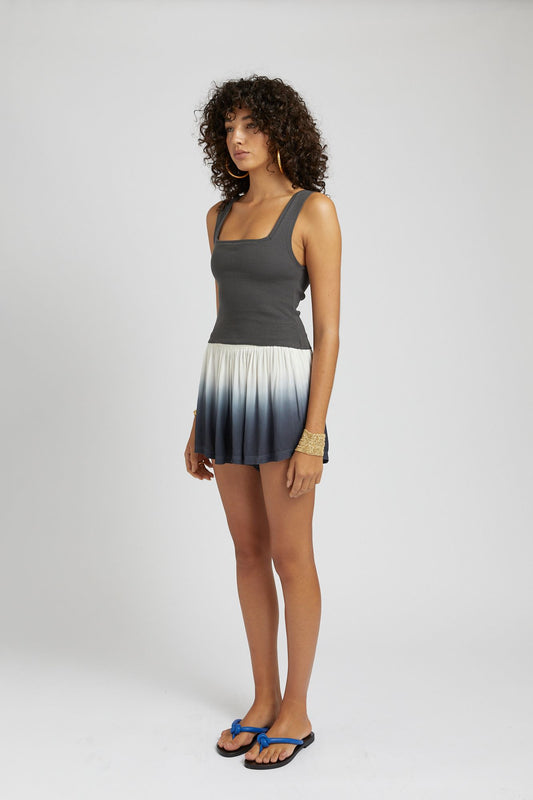 Square Tank Top - Charcoal