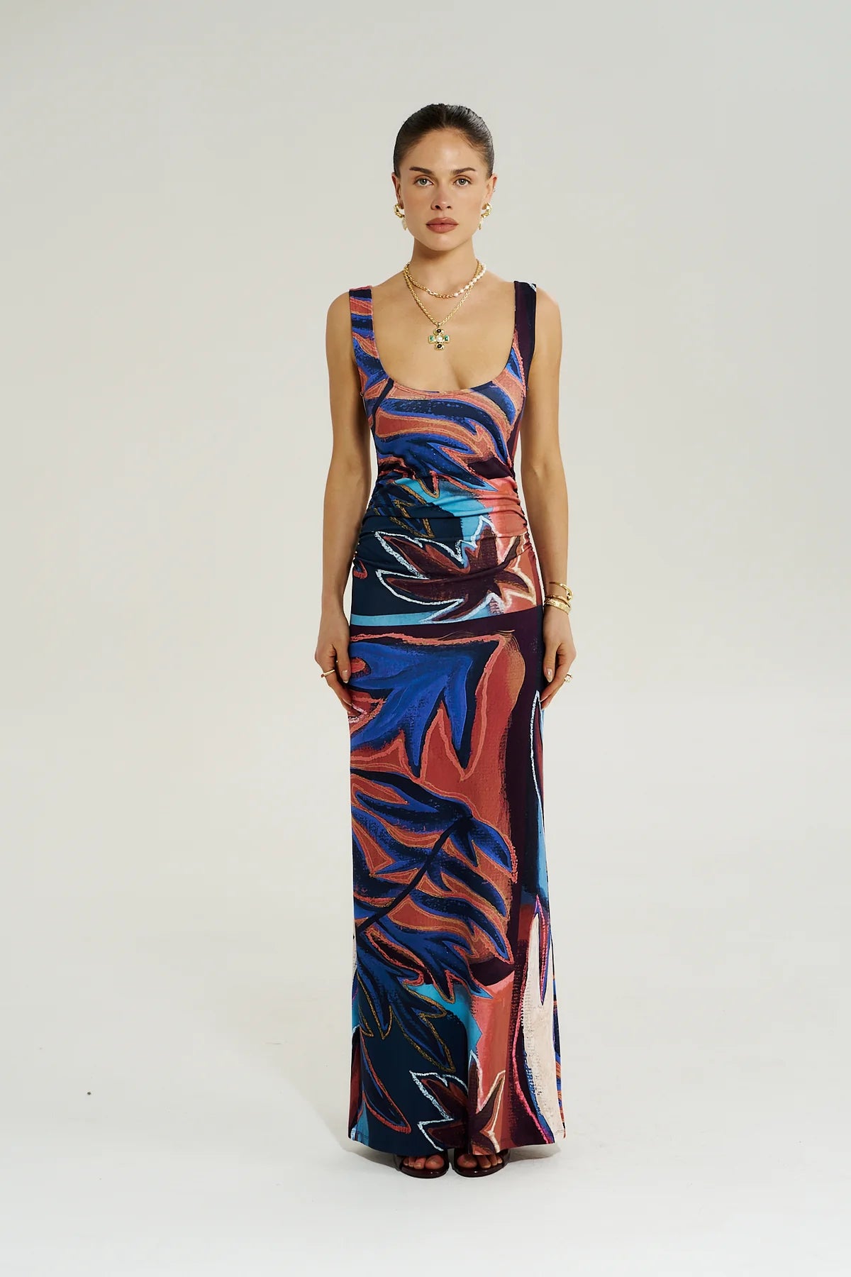 Emma Maxi Dress - Bordeaux