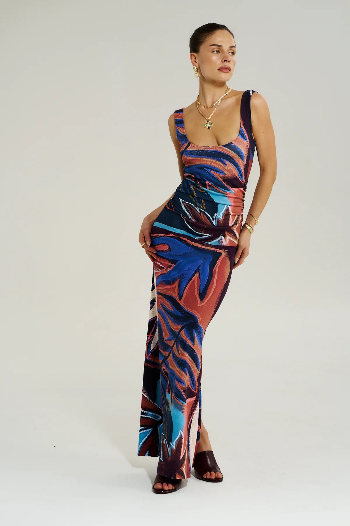 Emma Maxi Dress - Bordeaux