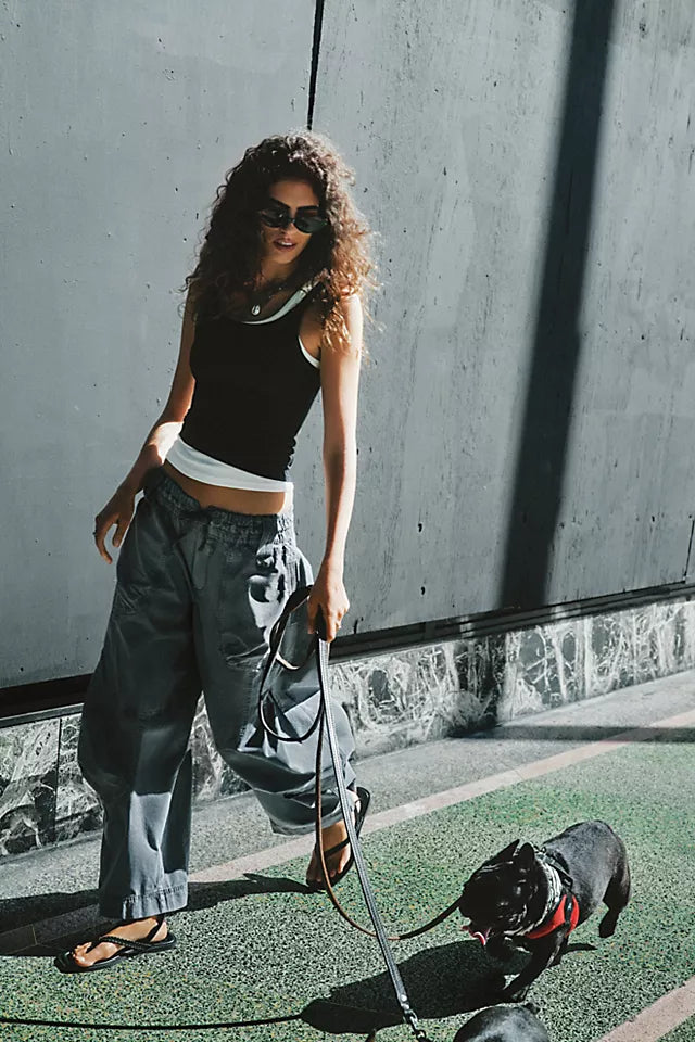 We the Free Onset Pull-On Cargo Pants - Steel