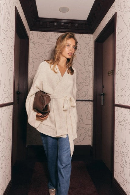 Dalia Knit Cardigan - Cream