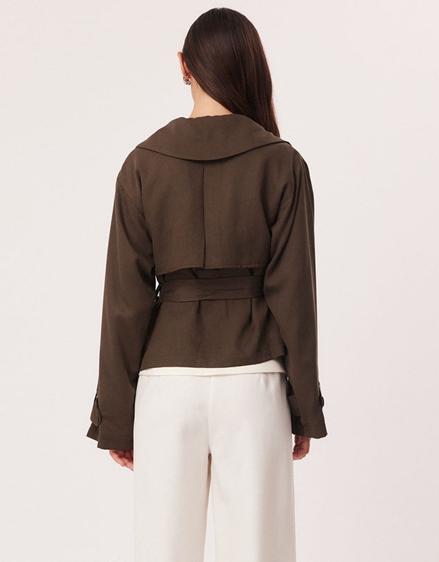 LENORE CROPPED TRENCH