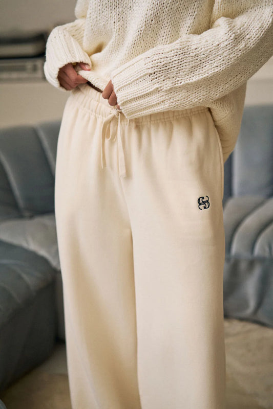Ivy Leg Trackpant - Marshmallow