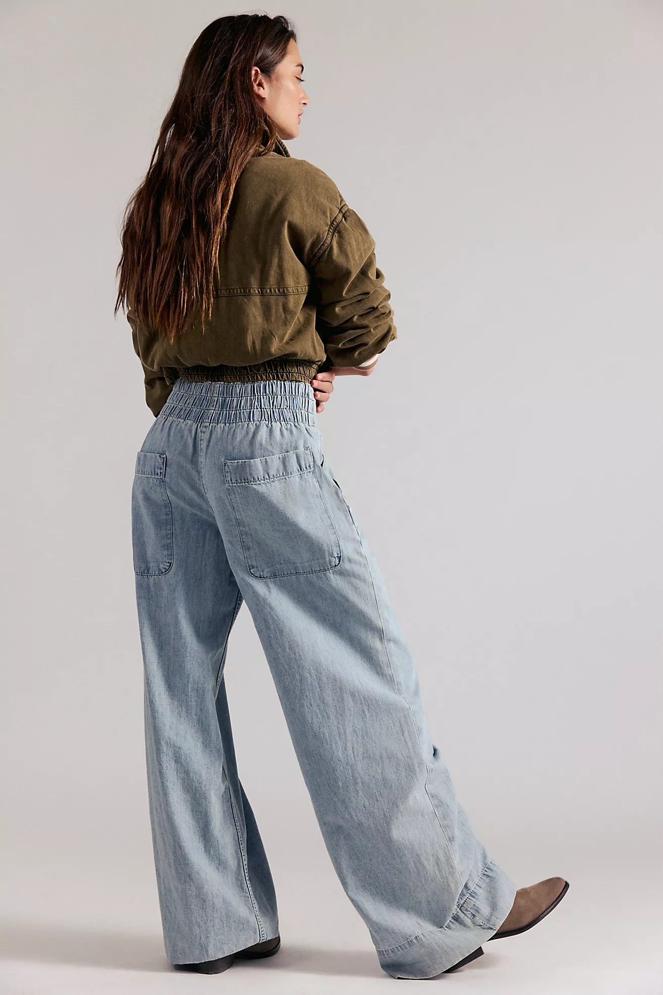We The Free Breezy Denim Pull-On Jeans - Dusk