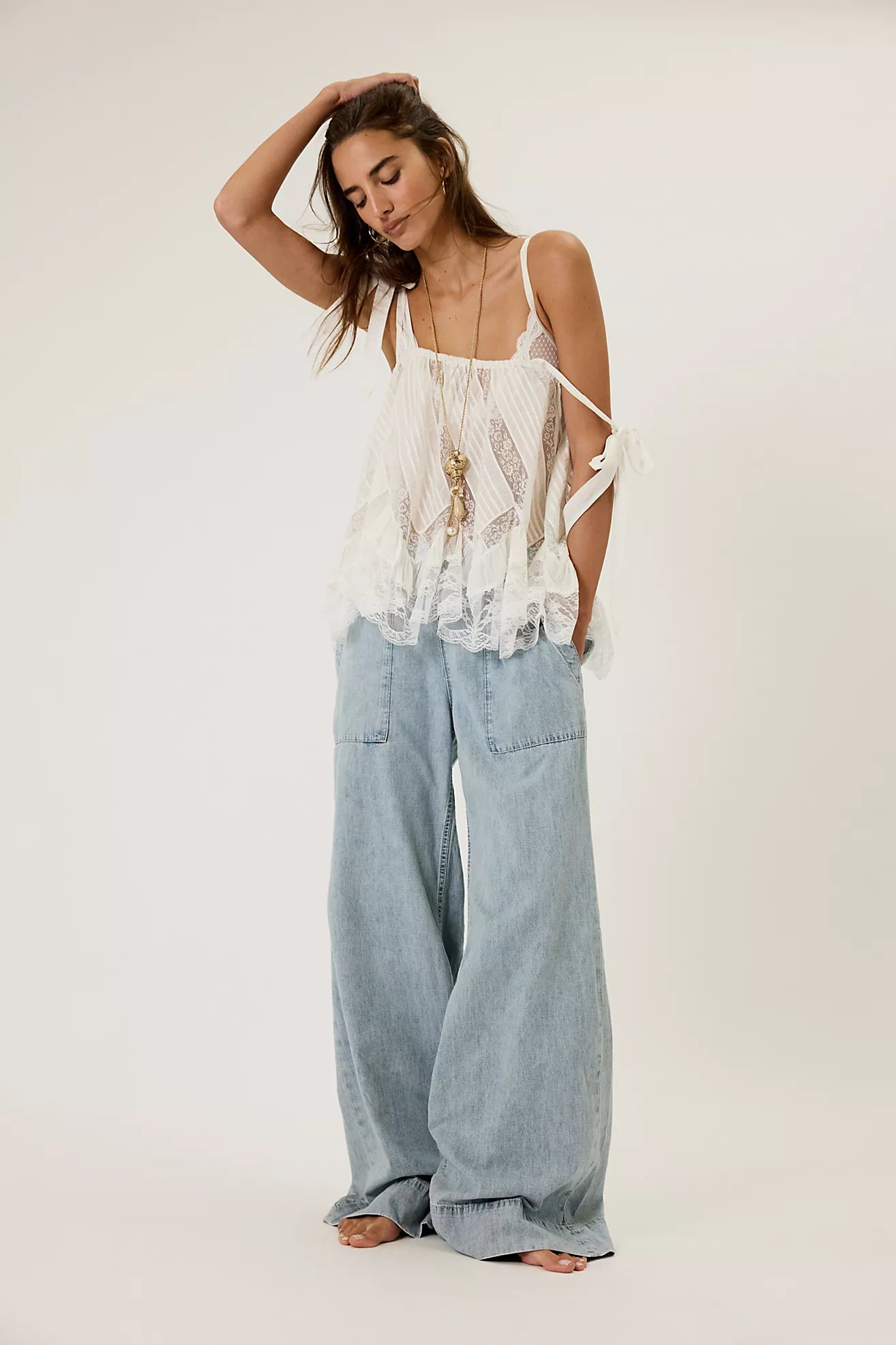 We The Free Breezy Denim Pull-On Jeans - Dusk