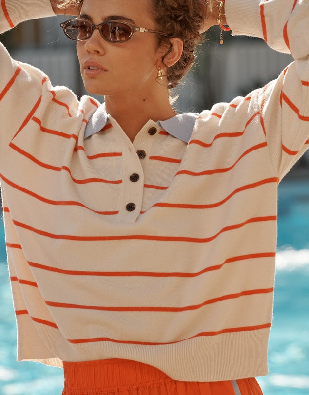 Ceres Life Jessa Rugby Knit Jumper | Studio Row