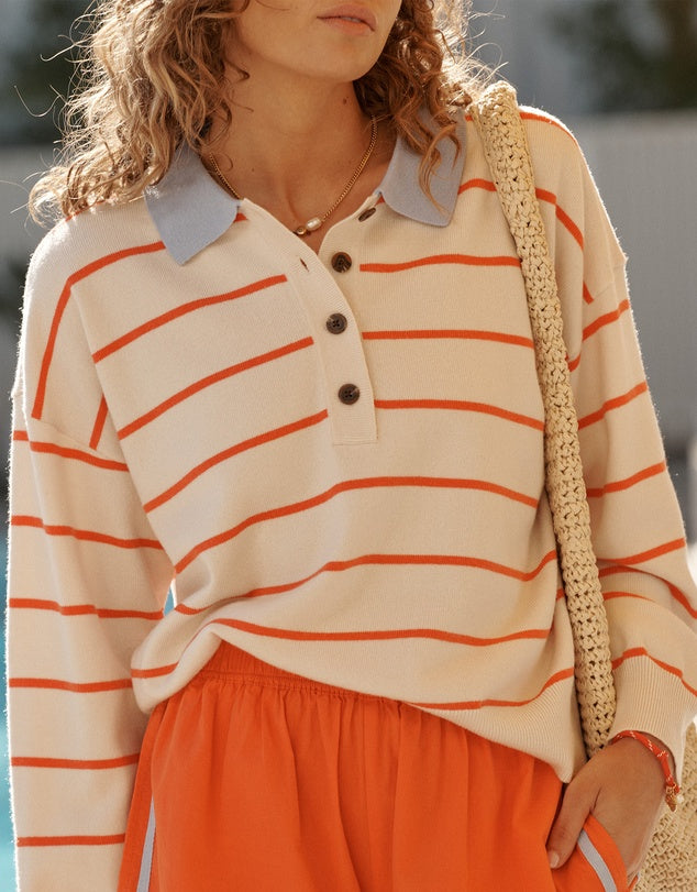 Ceres Life Jessa Rugby Knit Jumper | Studio Row