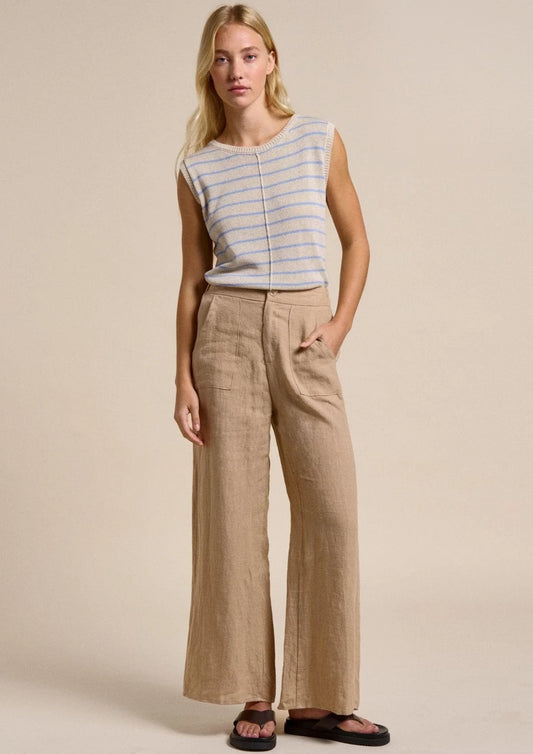 Little Lies Jude Pants - Taupe