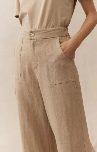 Little Lies Jude Pants - Taupe