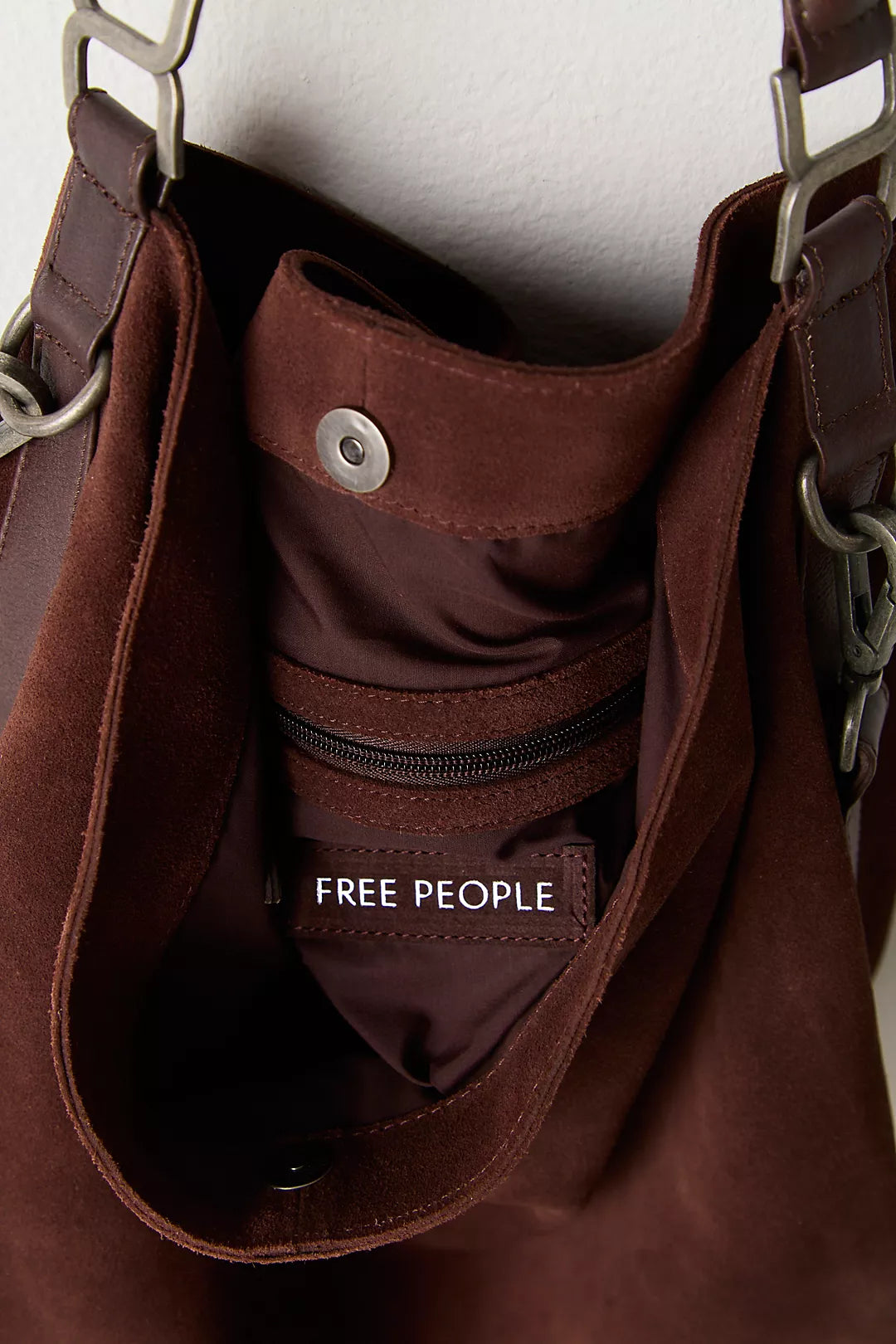 Free People Suzie Suede Slouchy Tote Bag