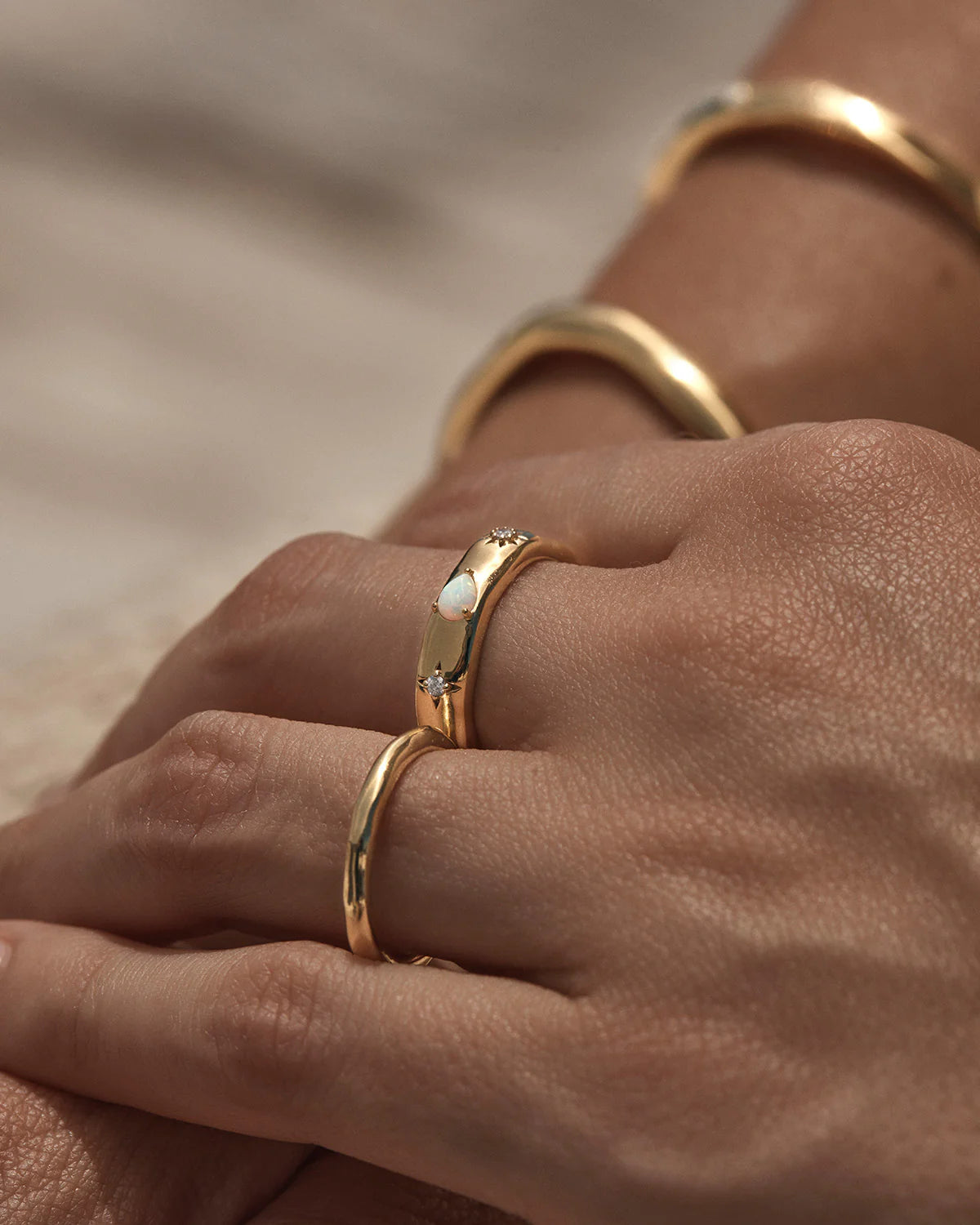 By Charlotte Hope and Protection Ring - Gold