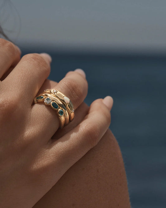 By Charlotte Hope and Protection Ring - Gold