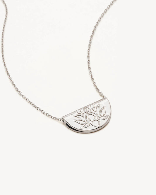 By Charlotte Sterling Silver Lotus Necklace