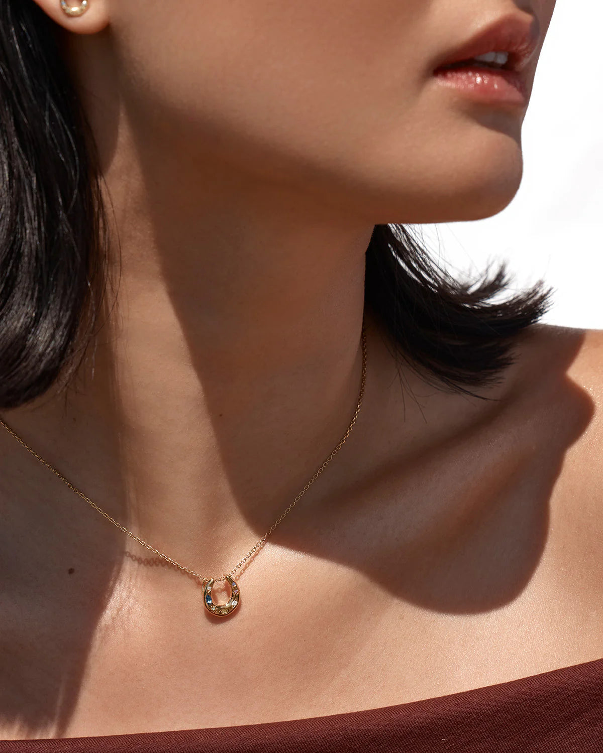 By Charlotte Lucky Horseshoe Necklace - Gold