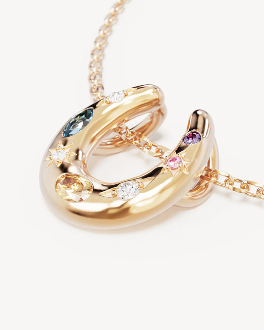 By Charlotte Lucky Horseshoe Necklace - Gold
