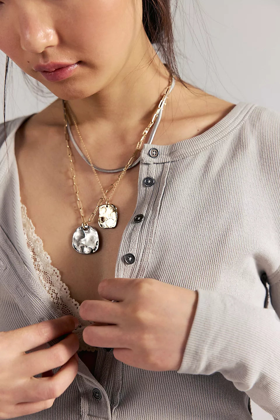 Cotton Henley Top | Free People Jamie Henley AU