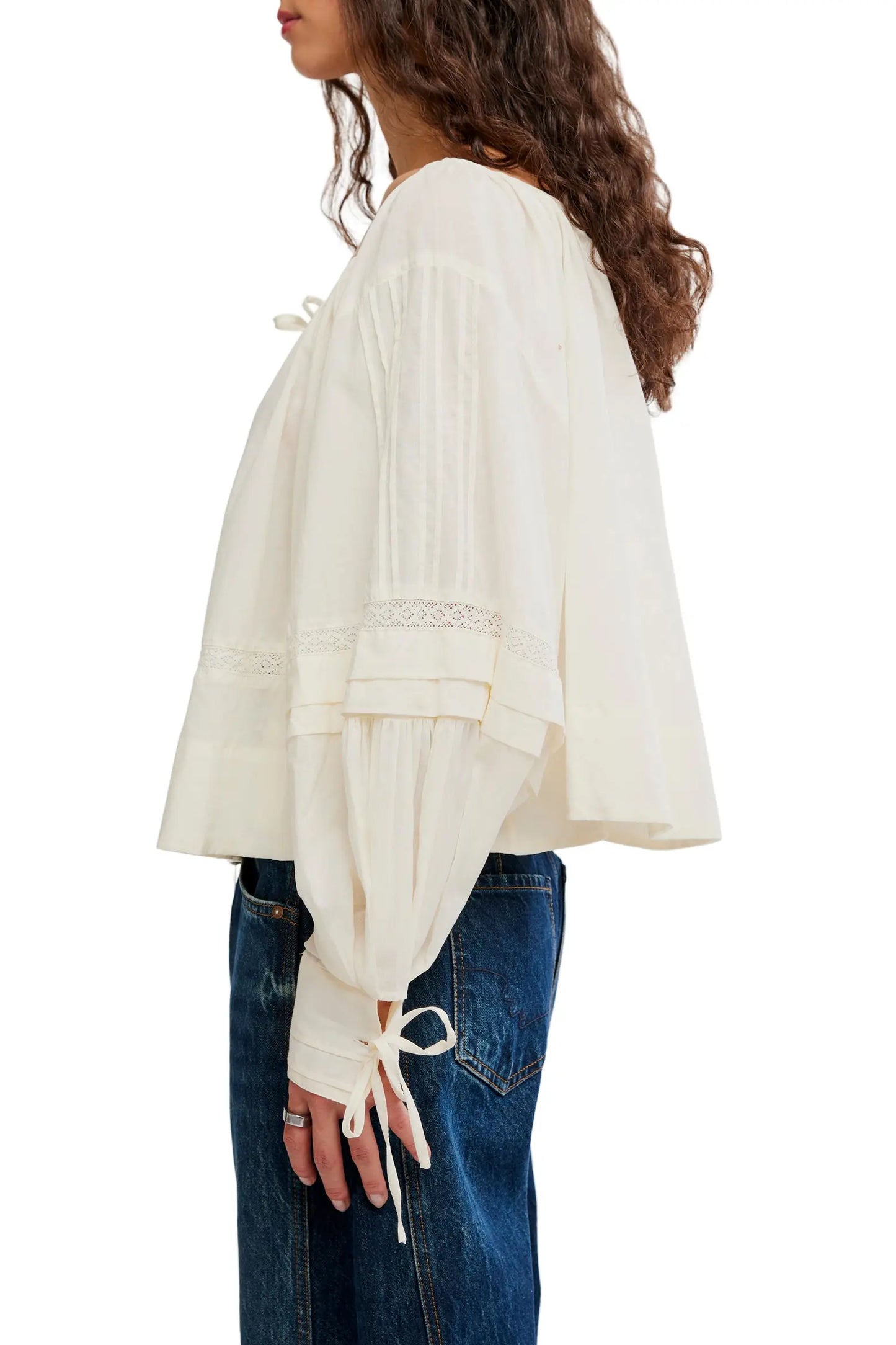 We The Free La Lune Blouse | Cotton Blouse - Tofu AU