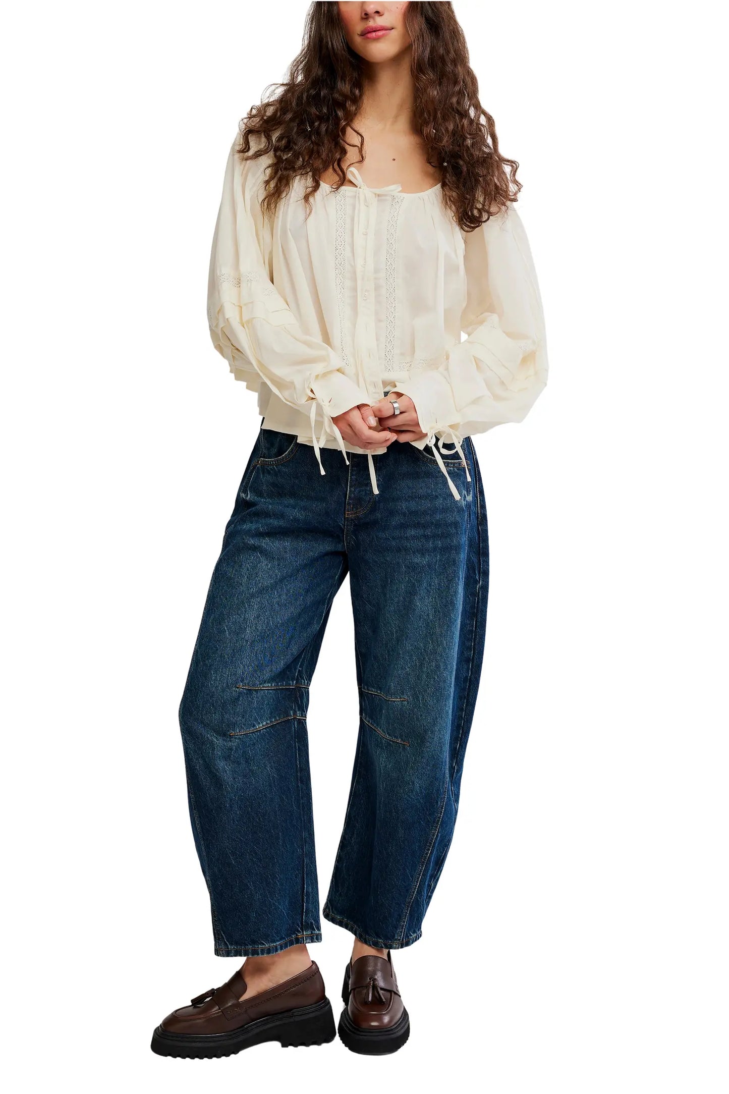 We The Free La Lune Blouse | Cotton Blouse - Tofu AU