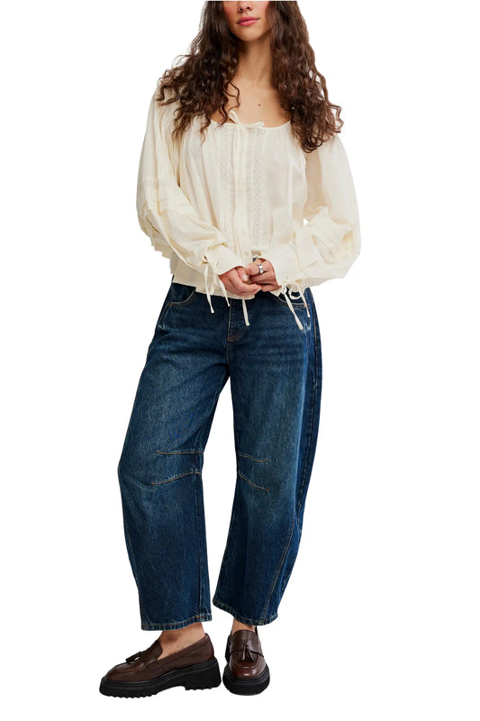 We The Free La Lune Blouse | Cotton Blouse - Tofu AU