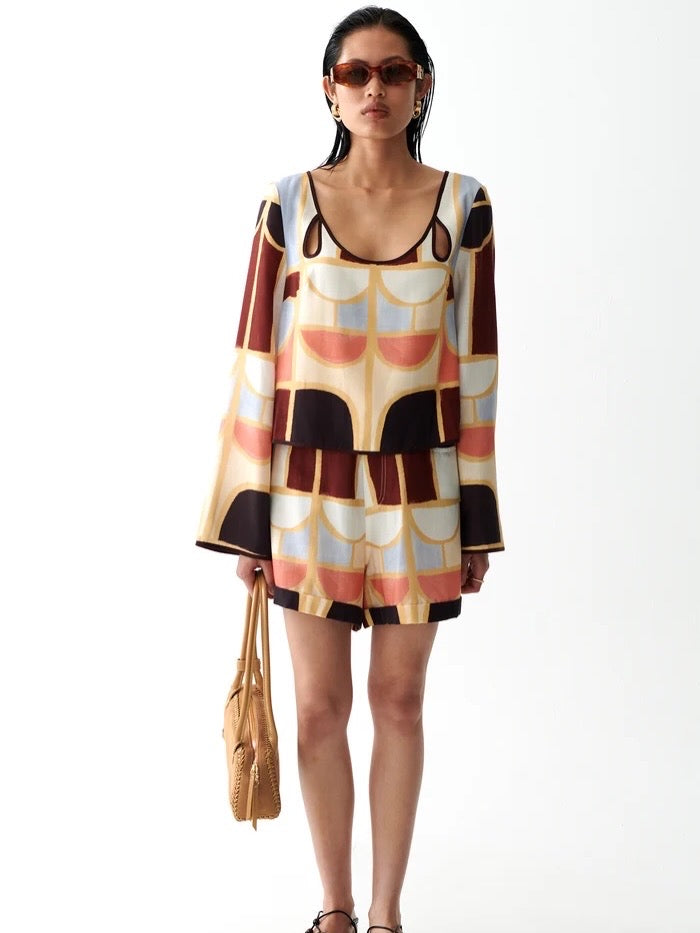 The Elena Tencel Top