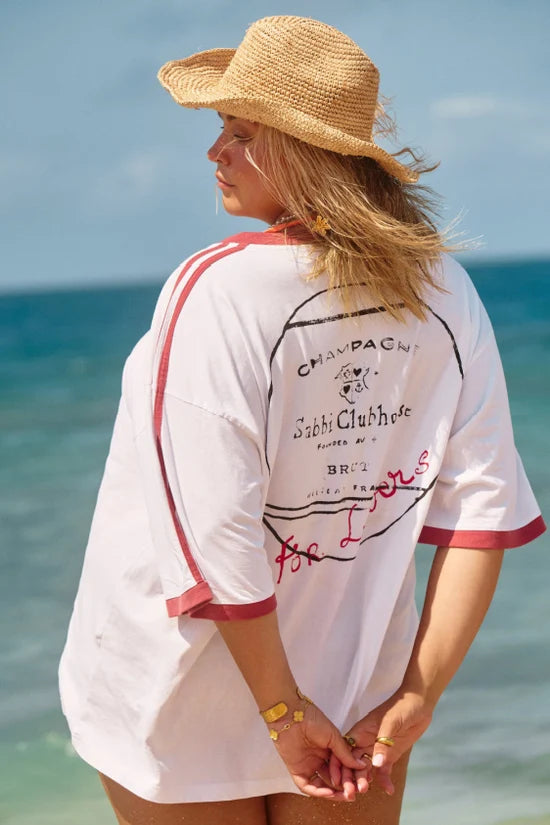Champagne Is For Lovers Tee – Off White | Sabbi