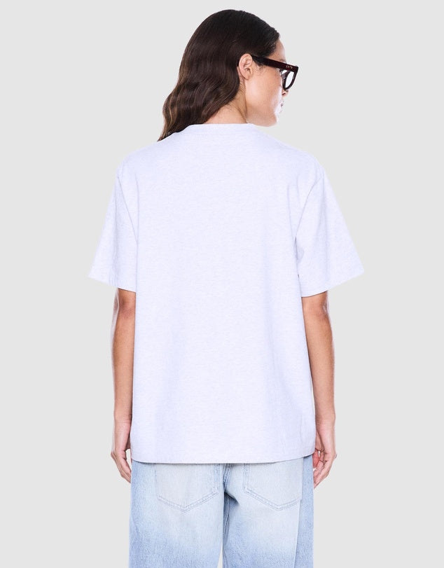 Ena Pelly Sophia Relaxed Tee | White Marle | Studio Row