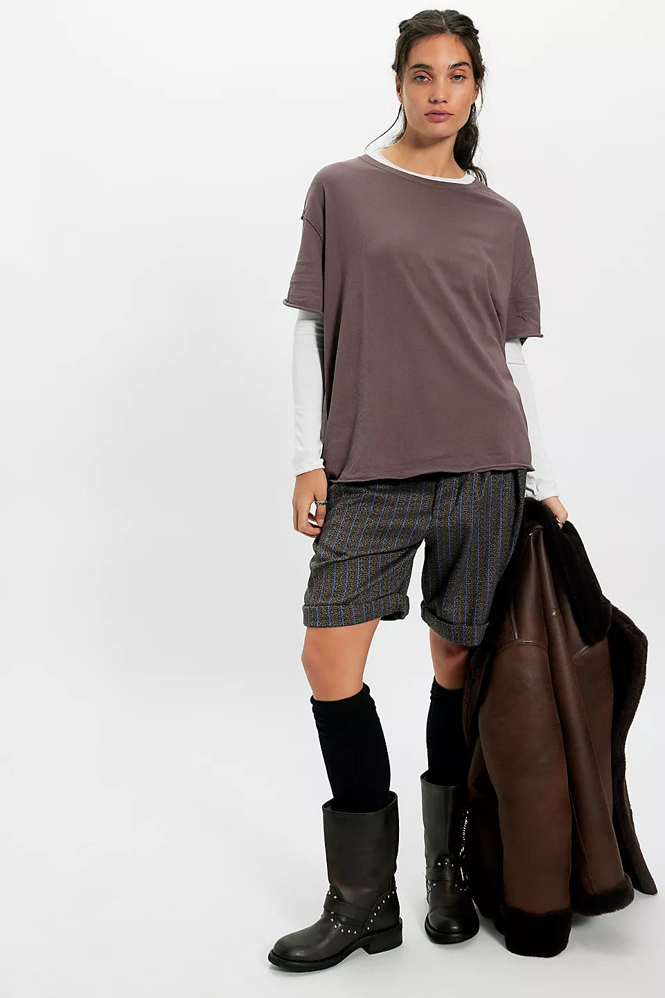We The Free Nina Tee Mochaccino | Cotton Australia