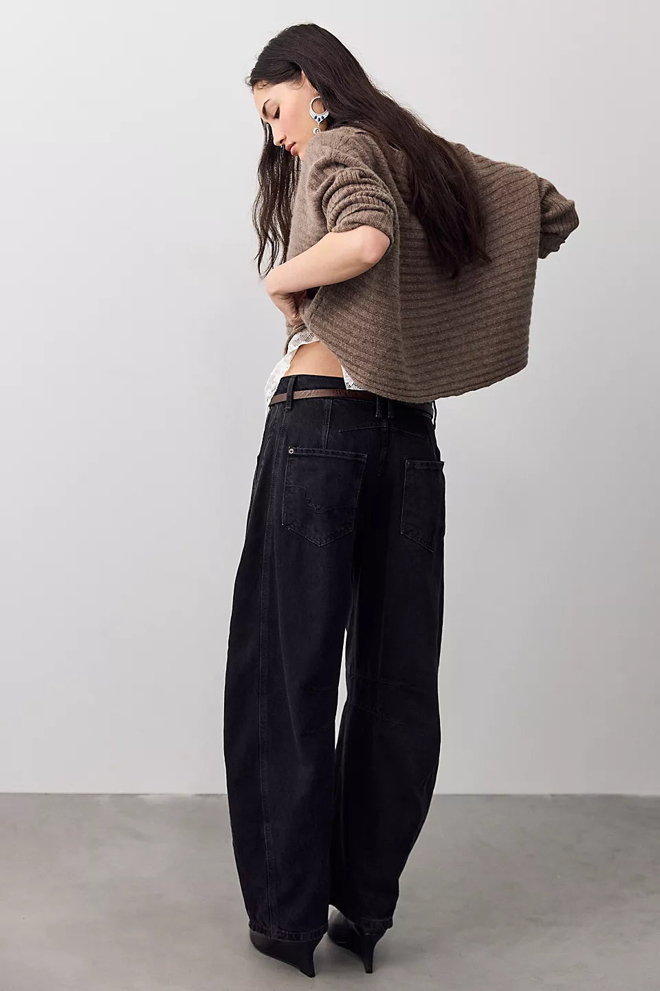 We The Free Good Luck Mid-Rise Barrel Jeans | Australia
