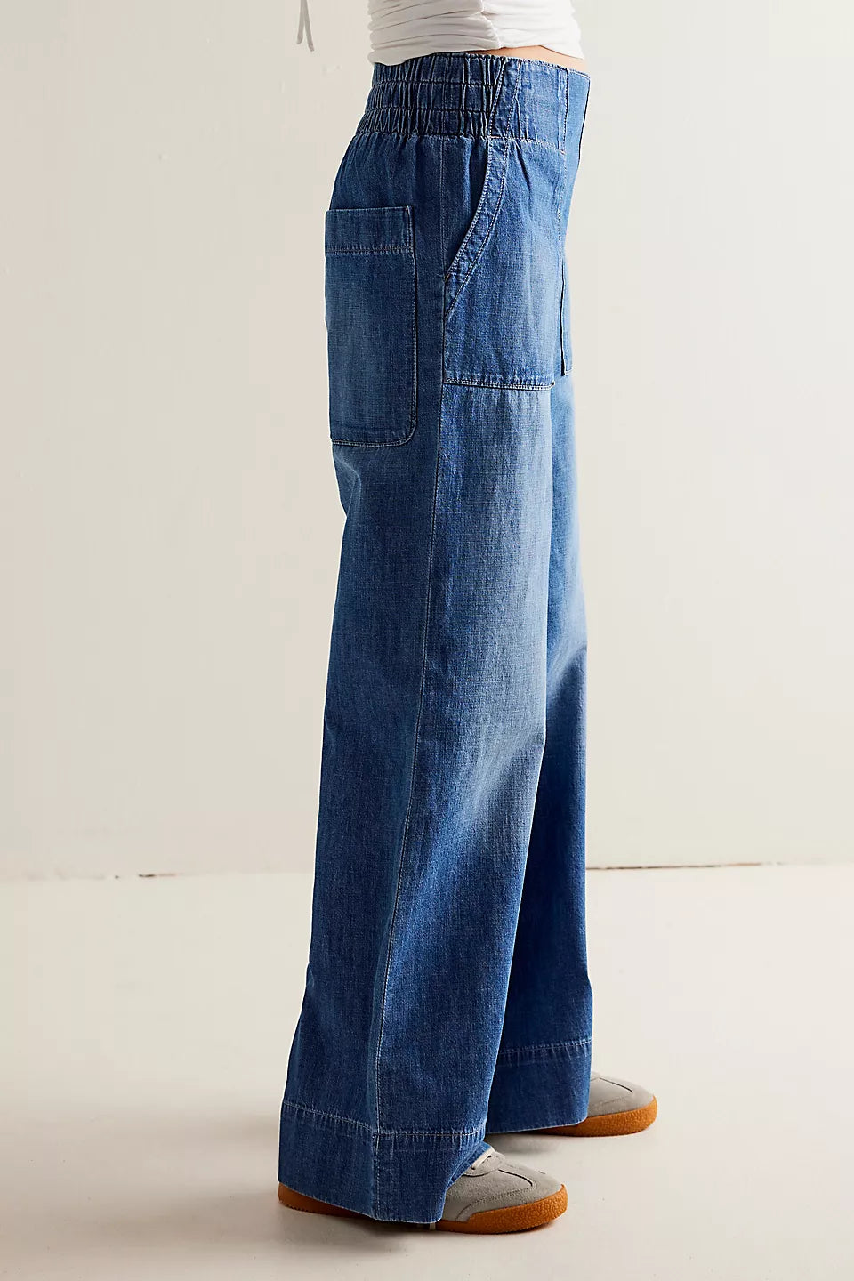 We The Free Breezy Denim Pull-On Jeans | Wide-Leg AU