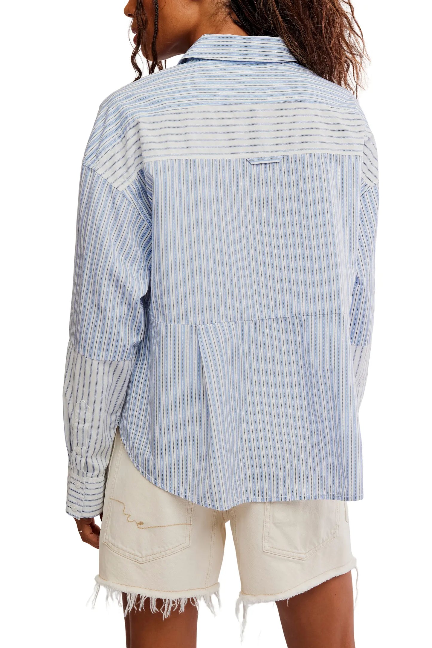 Free People Annie Striped Babydoll Shirt | AU