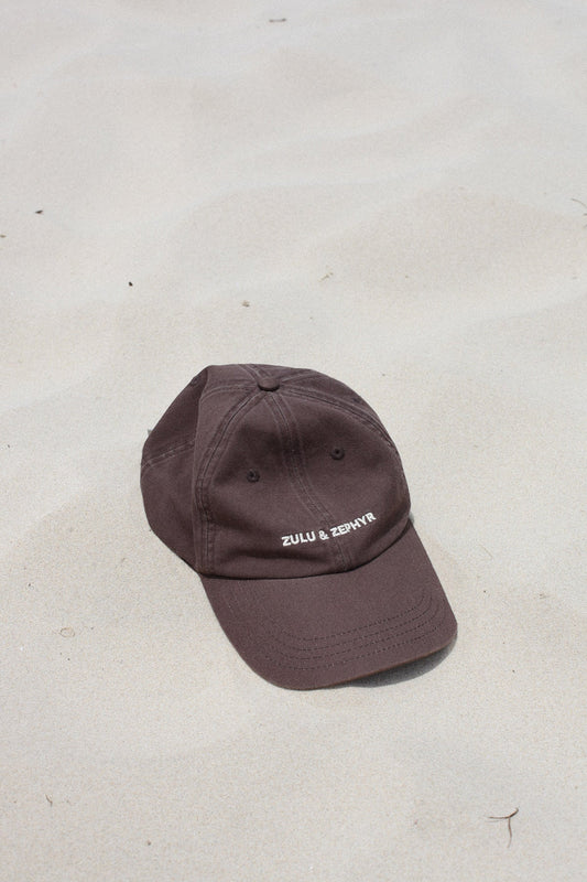 Zulu & Zephyr Canvas Cap - Cocoa | Cotton Cap Australia