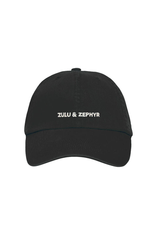 Zulu & Zephyr Canvas Cap - Black | Cotton Cap Australia