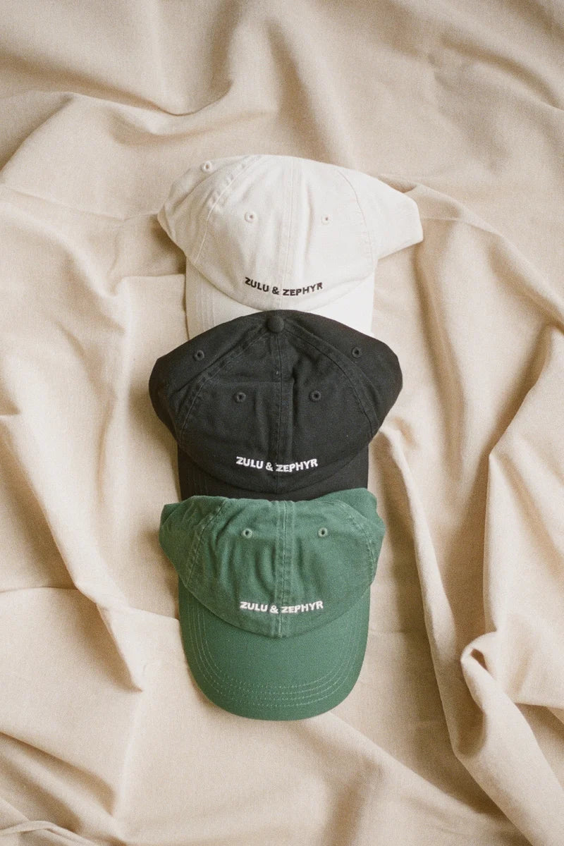 Zulu & Zephyr Canvas Cap - Tallow Green | Cotton Cap Australia