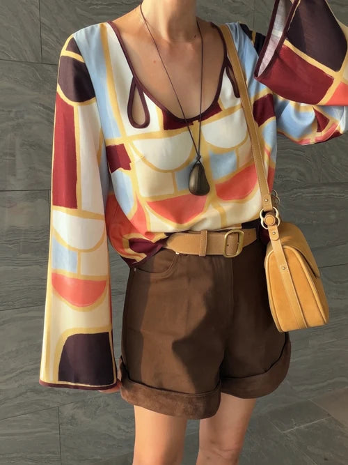 The Elena Tencel Top