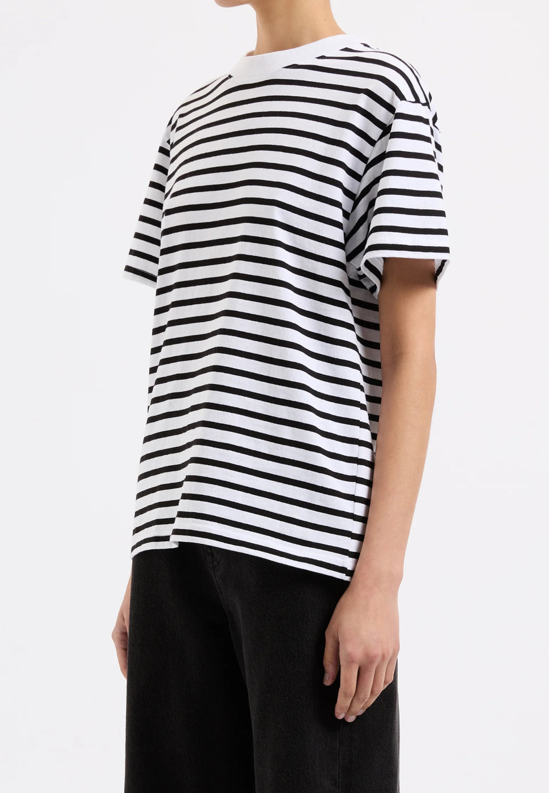 Organic Boyfriend Tee - Stripe