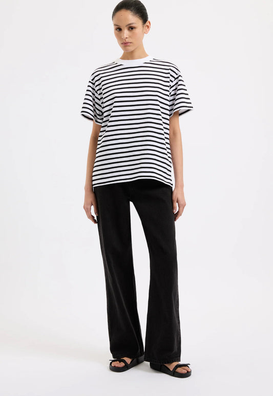 Organic Boyfriend Tee - Stripe